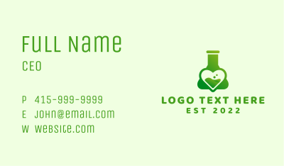 Love Potion Beaker Business Card Image Preview