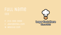 Orange Chef Hat Business Card Image Preview