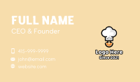 Orange Chef Hat Business Card Image Preview