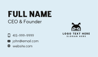 Cute Black Hamster Business Card Design