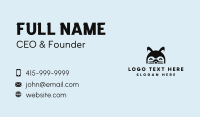 Cute Black Hamster Business Card Image Preview