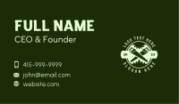 Saw Wood Carpentry Business Card Image Preview