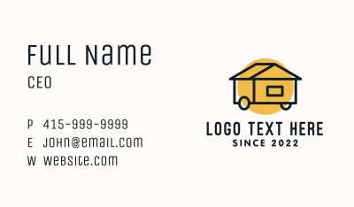 Tiny House Construction  Business Card Image Preview