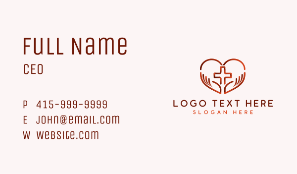 Medical Heart Care Business Card Design Image Preview