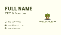 Sustainable Garden Planting Business Card Preview