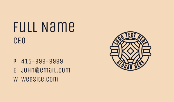 Celtic Weave Knot Business Card Design Image Preview