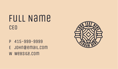 Celtic Weave Knot Business Card Image Preview