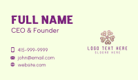 Circuit Violet Flower Business Card Image Preview