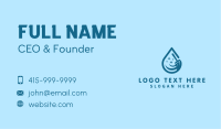 Droplet Mop Housekeeping Business Card Image Preview