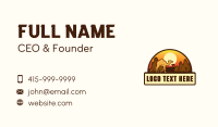 Camel Desert Sahara Business Card Design