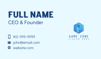 Tech AI Head Business Card Image Preview