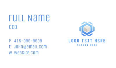 Digital Cube Business Business Card Image Preview