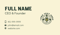 Wheat Beer Brewery Business Card Design