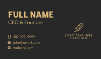 Minimalist Cricket Bat  Business Card Image Preview