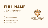 Dumbbell Star Shield Business Card Image Preview