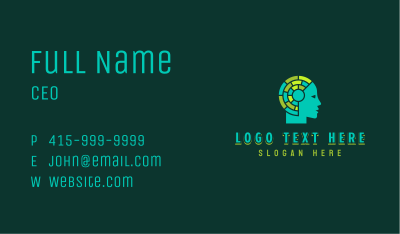 Cyber AI Technology Business Card Image Preview
