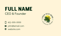 Hemlock Leaf Pennsylvania Business Card Design