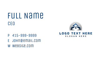 Drill House Handyman Business Card Image Preview