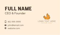 Bushy Tail Squirrel Business Card Image Preview