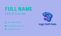 Graffiti Star Number 3 Business Card Image Preview