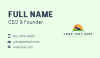 Landscaping Grass Lawn Mower Business Card Image Preview