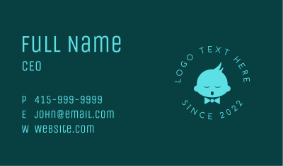 Baby Bow Tie Business Card