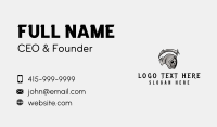 Grim Reaper Skull Mascot Business Card Image Preview