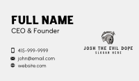 Grim Reaper Skull Mascot Business Card Image Preview