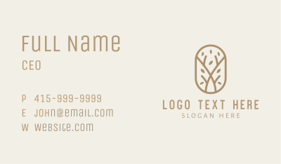 Autumn Forest Branch Business Card