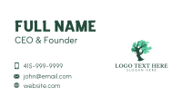 Human Face Tree Business Card Image Preview