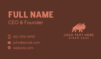 Bison Ranch Animal Business Card Design