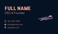 Graffiti Spray Wordmark Business Card Image Preview