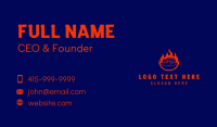 Flame Spicy Bowl Business Card Image Preview