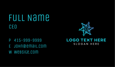 Star Arrow  Startup Business Card Image Preview
