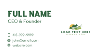 Gardening Shears Grass Business Card Design