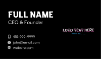 Playful Handwriting Wordmark  Business Card Image Preview