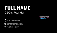 Playful Handwriting Wordmark  Business Card Image Preview