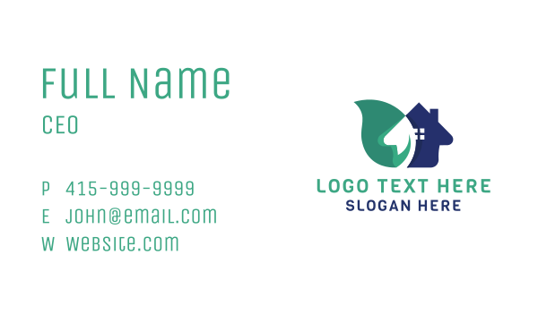 House Leaf Realty Business Card Design Image Preview