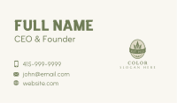 Organic Weed Badge Business Card Image Preview