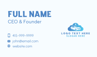 Car Cloud Droplet  Business Card Image Preview