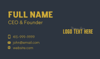 Elegant Designer Wordmark Business Card Image Preview
