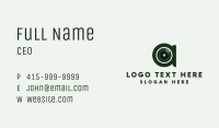 Camera Lens Letter A Business Card Image Preview