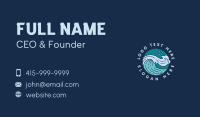 Surfing Waves Beach Business Card Preview