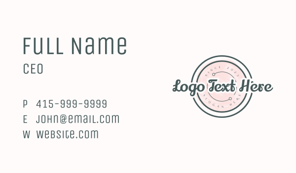 Makeup Business Badge Business Card Design Image Preview
