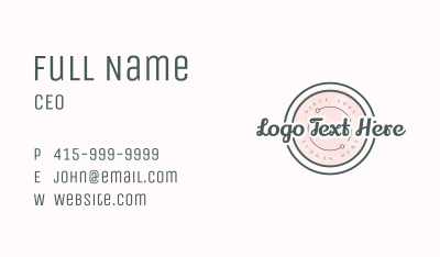 Makeup Business Badge Business Card Image Preview