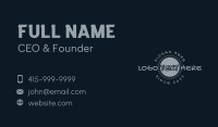 Gray Circle Company Business Card Image Preview