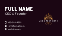 Woodwork Drill Carpentry Business Card Design