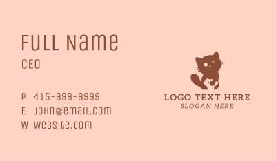 Cat Kitten Animal Business Card Image Preview