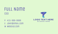 Modern Business Letter Y  Business Card Image Preview