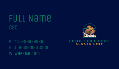 Wild Buffalo Bison Business Card Image Preview